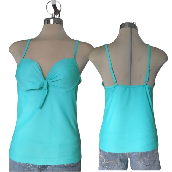 Swimming Clear Green Top Size 10 - Picture 8 of 11